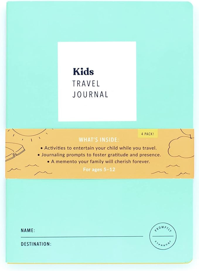 Promptly Journals, Kids Travel Journal (4-Pack) - An Adventure Log (Pacific) | Kids Activity Book... | Amazon (US)