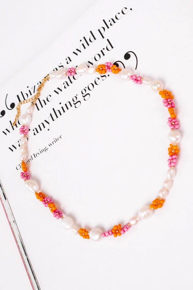 Let It Grow Necklace - White | The Impeccable Pig