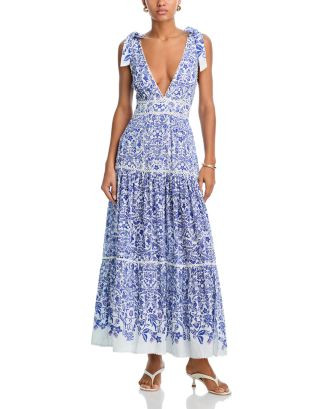 Perla Plunging Neck Dress | Bloomingdale's (US)