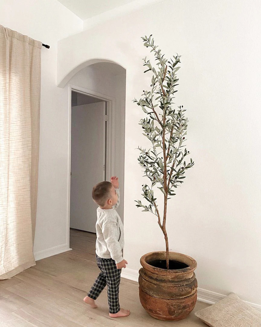 82” Artificial Olive Tree | Nearly Natural | Nearly Natural