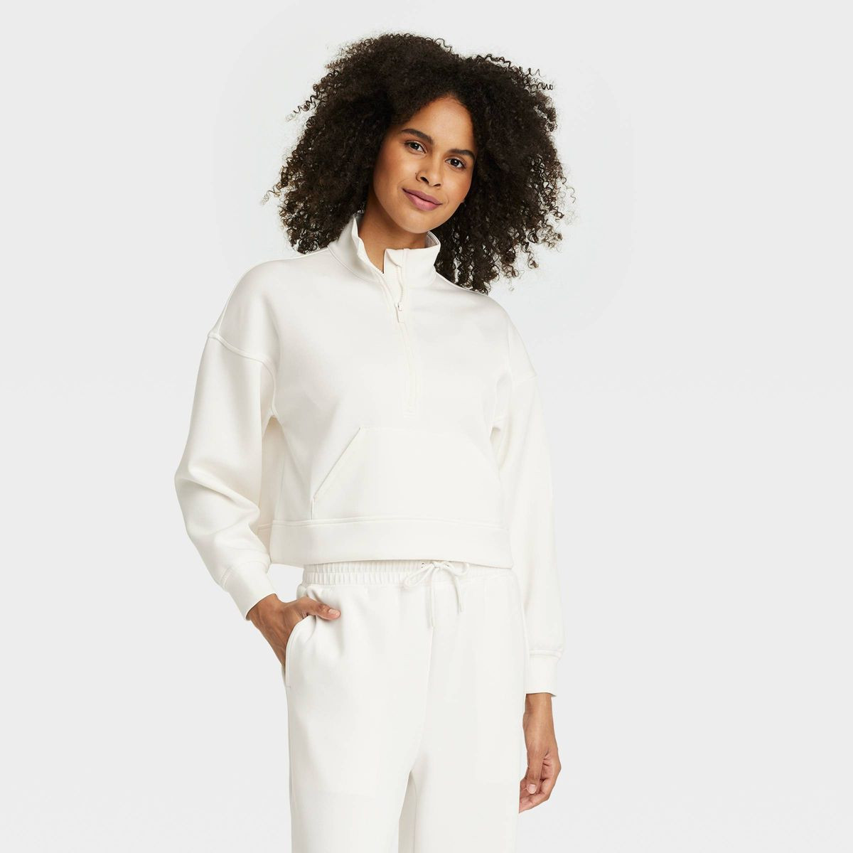 Women's Sandwash Half Zip Pullover - All in Motion™ | Target