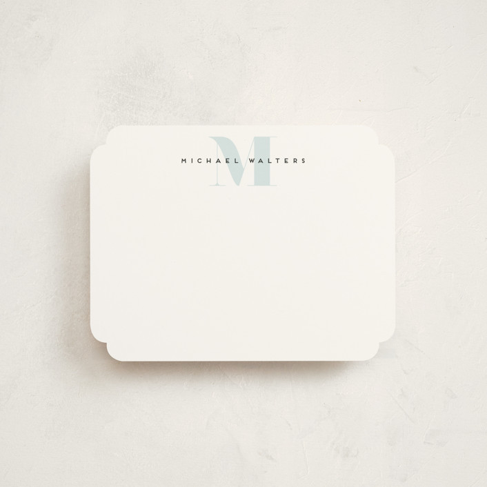 Strong initial Personalized Stationery | Minted