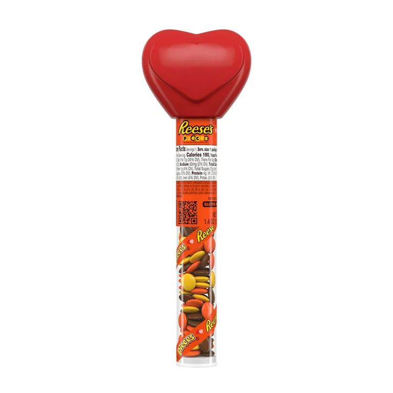 REESE'S, PIECES Peanut Butter in a Crunchy Shell Candy, Valentine's Day, 1.4 oz, Cane | Walmart (US)