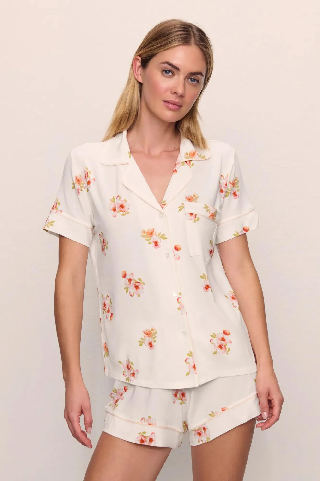 Gisele Printed TENCEL™ Modal Relaxed Short PJ Set | Eberjey