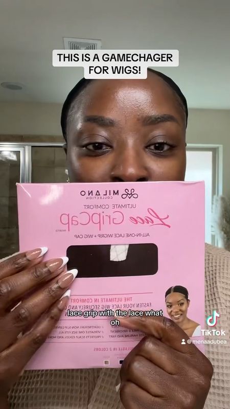 This is literally a game changer for wigs! Wearing a closure wig and there are a few options linked below. #LTKstyletip #LTKHoliday #LTKVideo