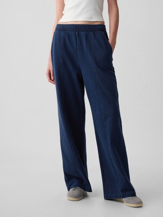 Seamed Wide-Leg Sweatpants | Gap (CA)