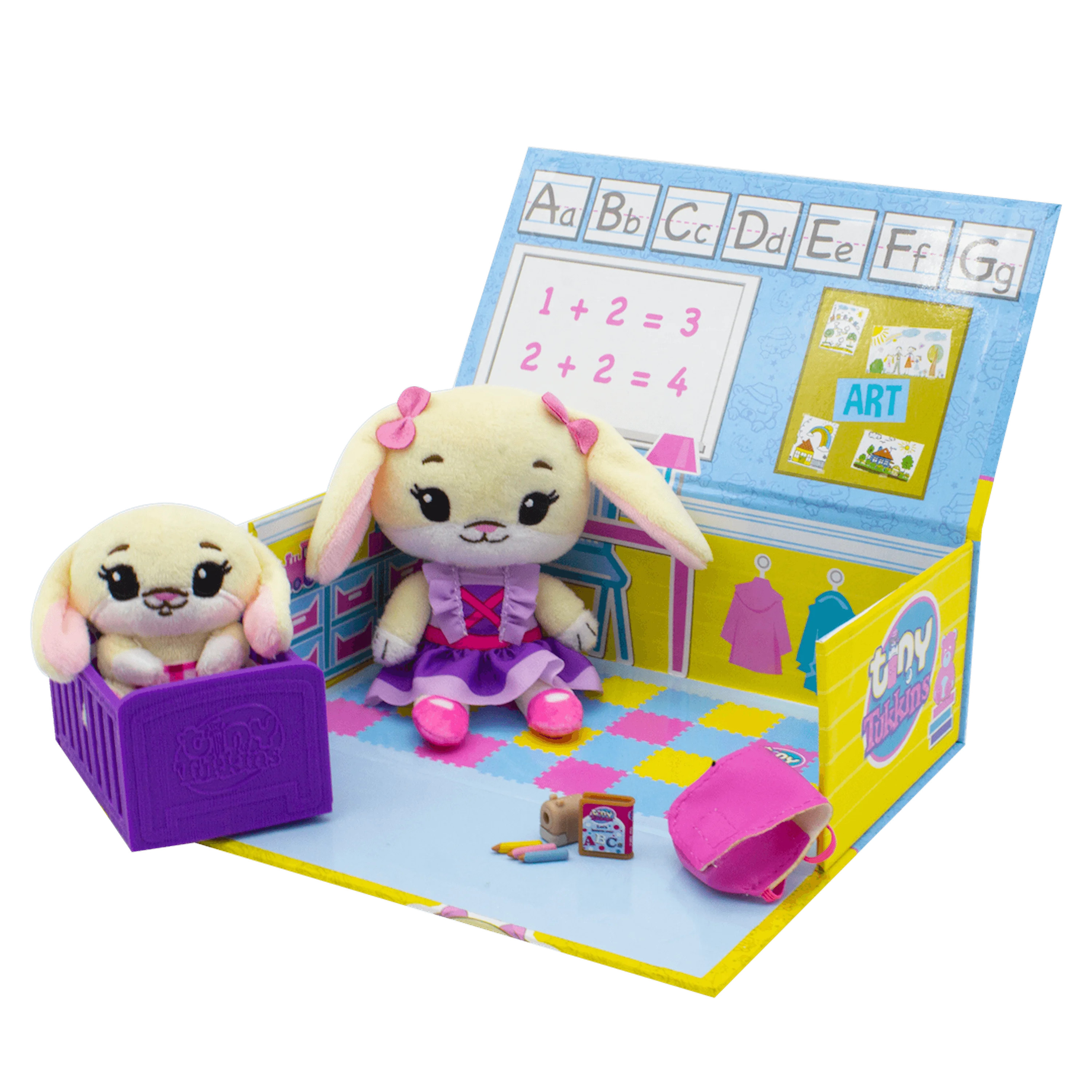 Tiny Tukkins Playset Assortment with Plush Stuffed Character, Bunny | Walmart (US)