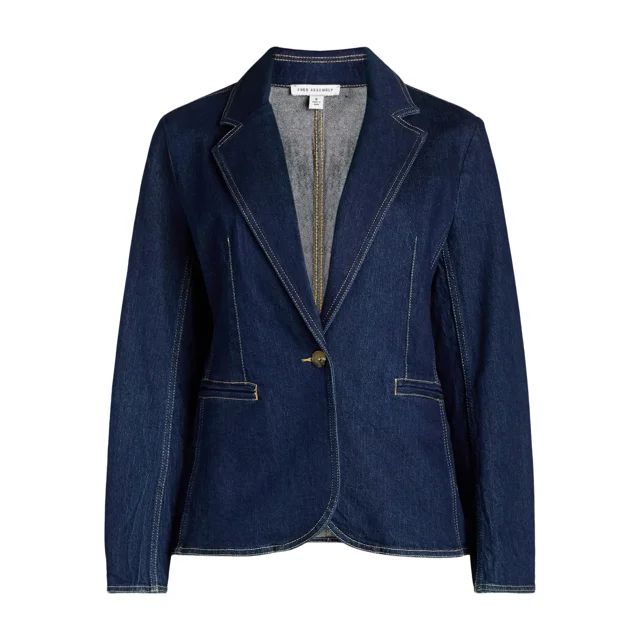 Free Assembly Single Breasted Blazer | Walmart (US)