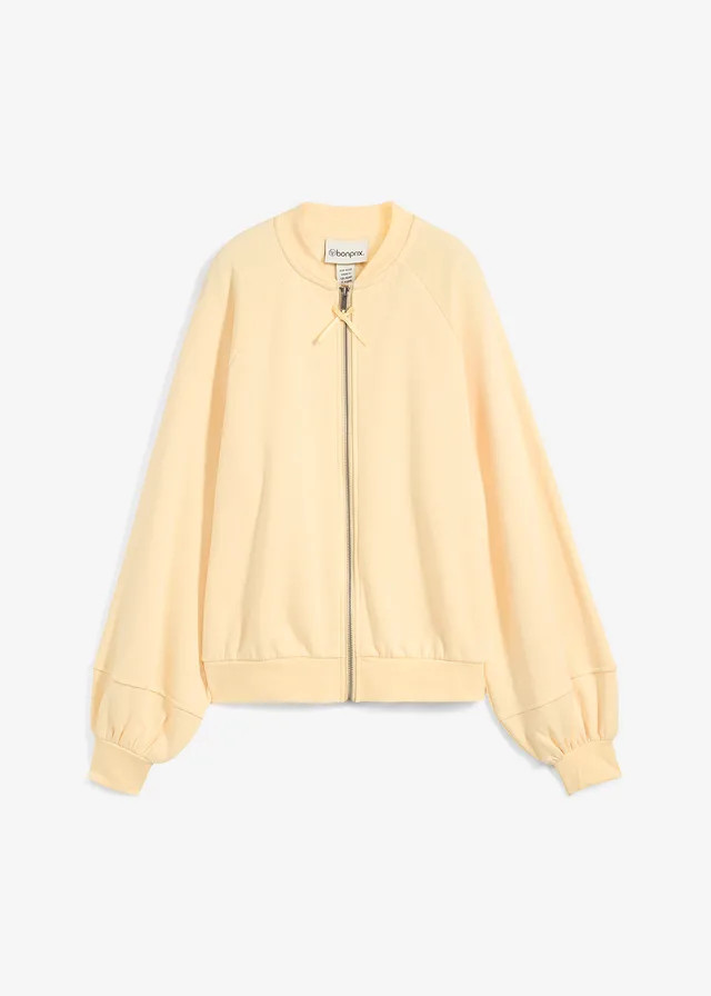 Bomber met ballonmouwen lichtgeel | Bonprix NL (Influencer)
