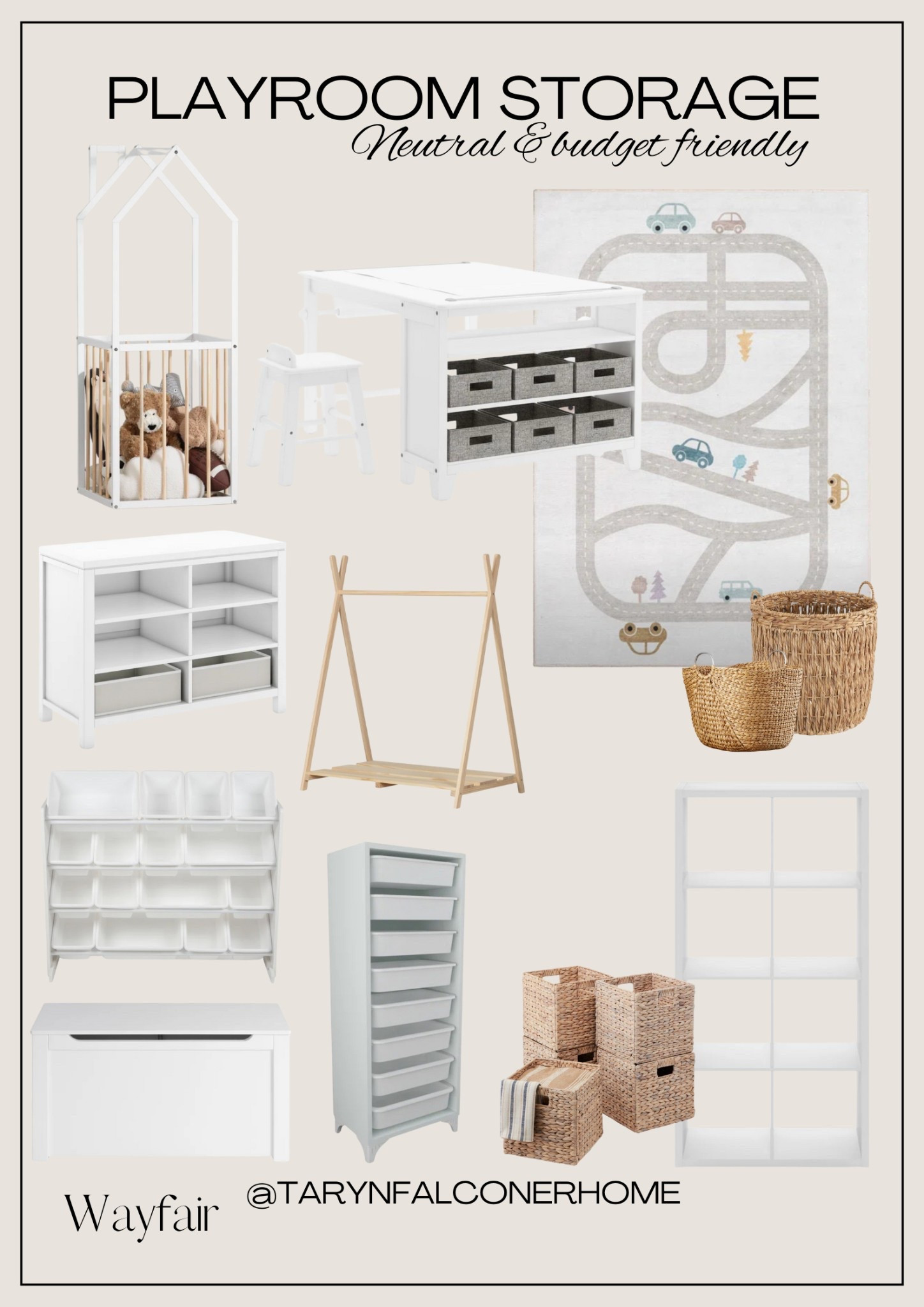 Playroom storage🙌🏼So many aesthetically pleasing pieces and all so budget friendly! Create a beautiful and well organized playroom with these finds!

#playroom #storage #kids #toystorage #artstorage #neutralhome #budgetfriendly #kidsroom #organized #storage #storagesolutions #homefinds

#LTKHome