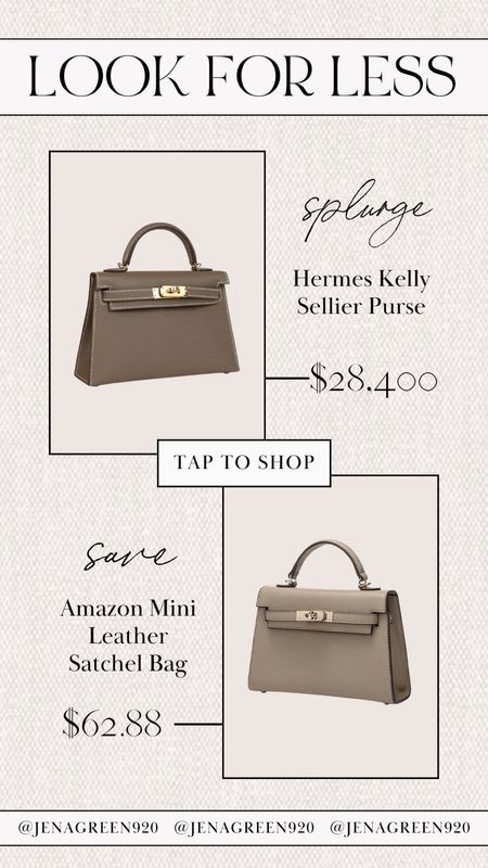 Hermes Look for Less | Hermes Luxe for Less | Satchel Bag | Spring Purse

#LTKstyletip #LTKfindsunder100