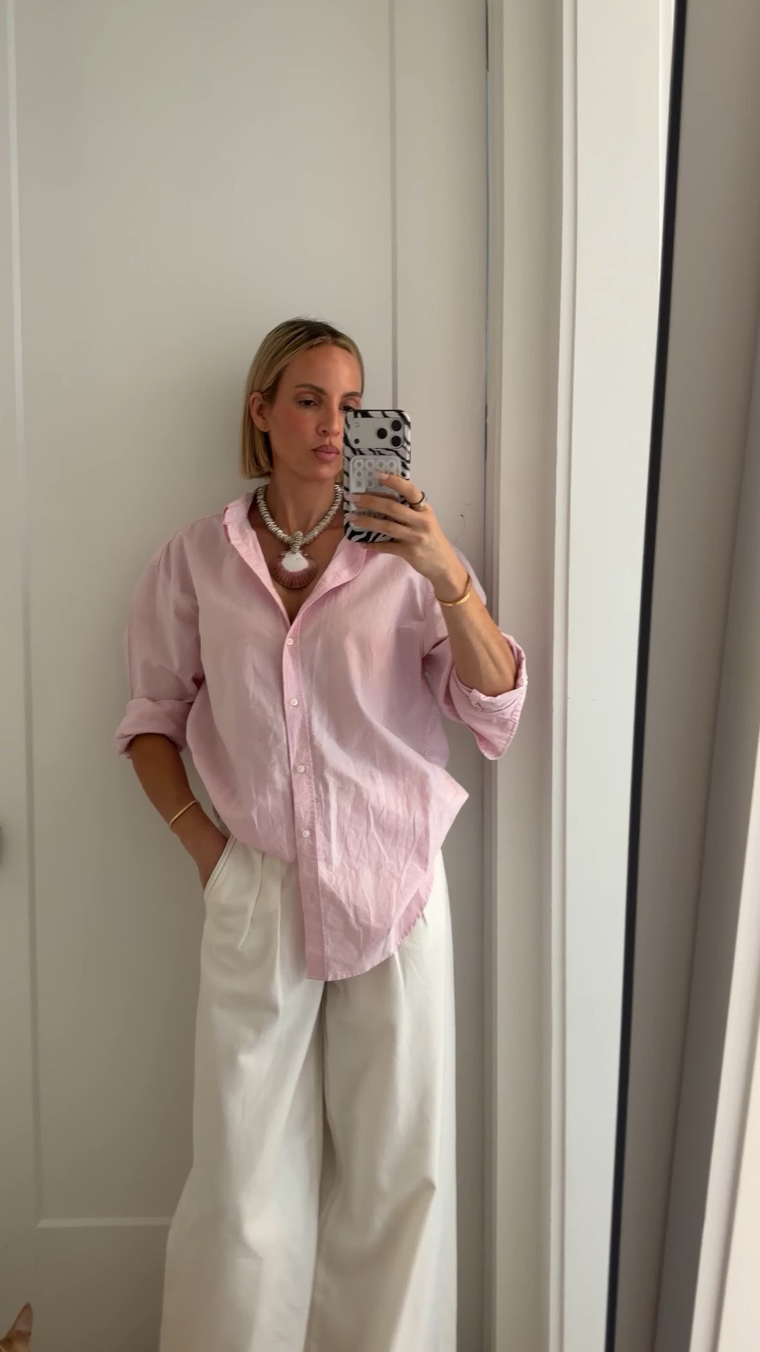 I’m wearing a large in the H&M button up. I’m wearing my usual size in the pants, but they run big. Size down. Tall girl friendly! ￼


@Pistola Denim @Revolve

#LTKOver40 #LTKTall #LTKSeasonal