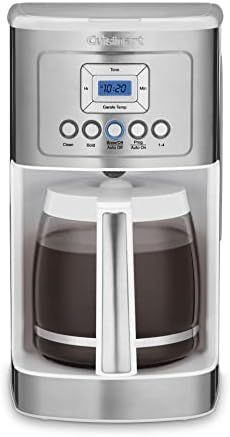 Cuisinart DCC-3200WP1 Perfectemp Coffee Maker, 14-Cup Glass, White | Amazon (US)