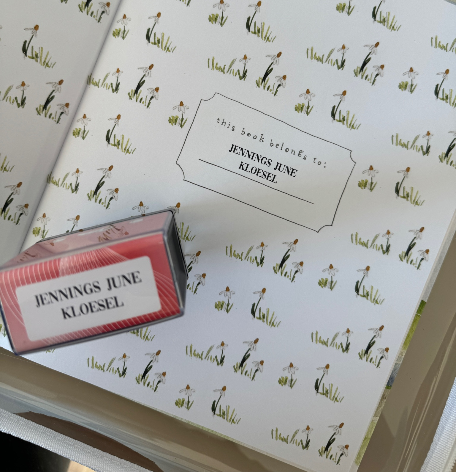 Amazon custom stamp • grabbed this for J’s books 

#LTKkids #LTKbaby #LTKfamily