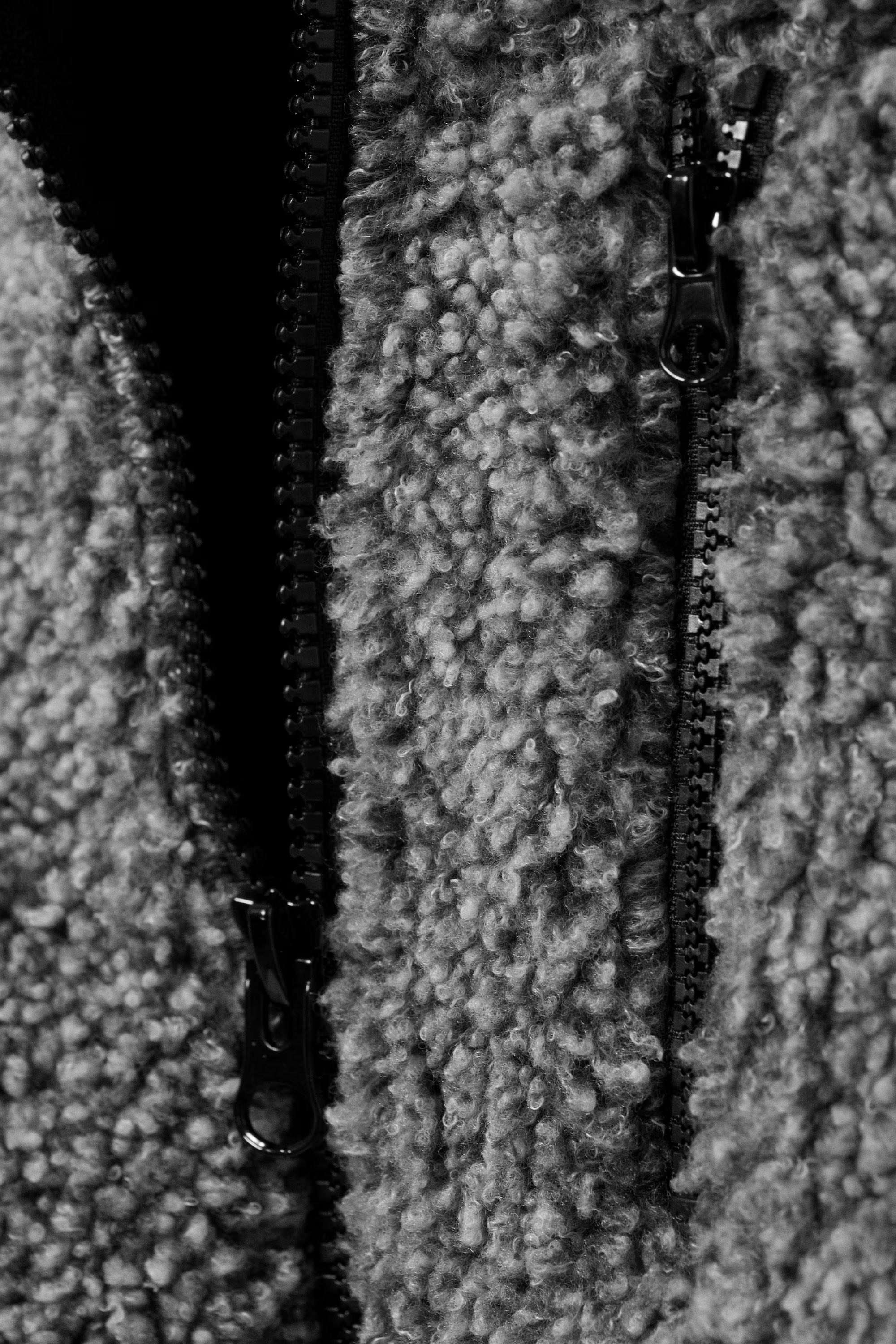 Oversized Zip-Up Pile Hoodie | Weekday