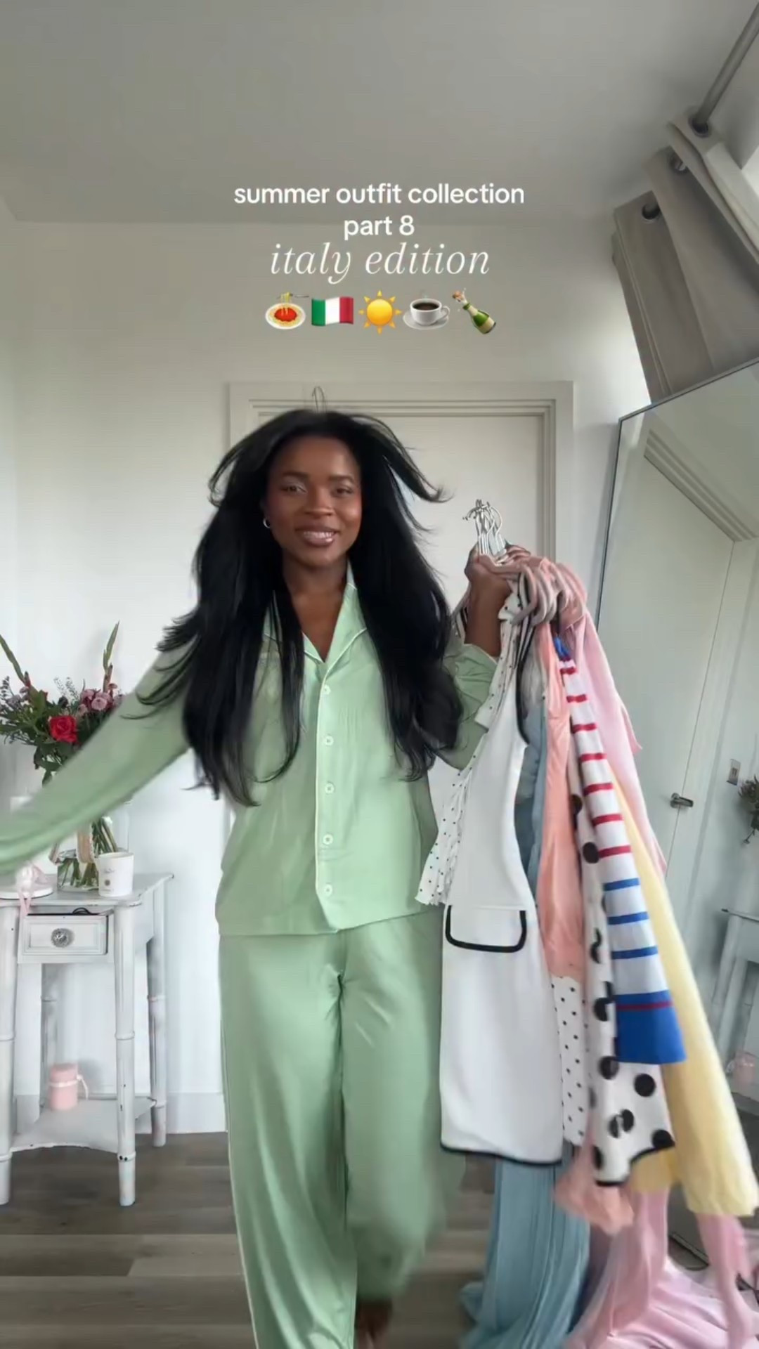 all the outfits I packed for an italian summer trip ☀️

#romanticizeyourlife #pinterestgirl #summerinitaly #milanitaly #europeansummer #softblackgirl #summeroutfits