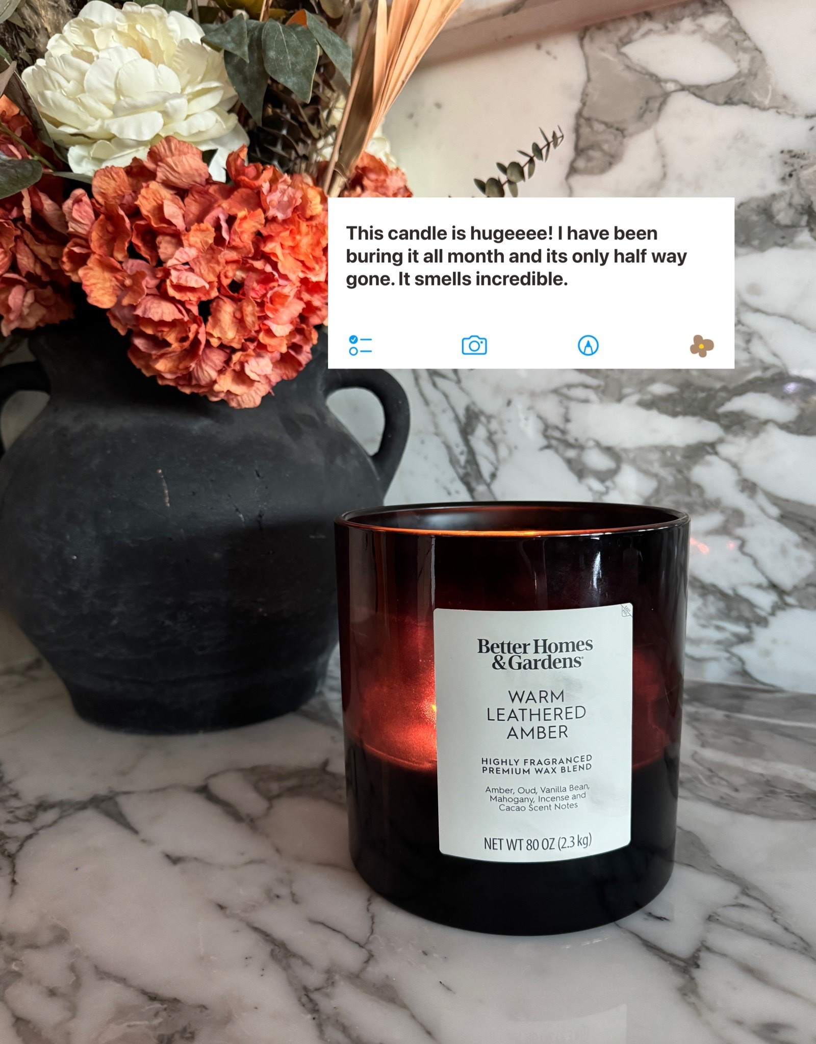 Great Walmart find.  if you are looking for a candle that will fill the room with great fragrance. Highly recommend this one. I got the 80 ounce but it does come in other sizes as well.



#LTKHome #LTKFindsUnder50 #LTKHoliday