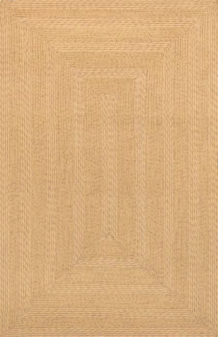 Tan Braided Texture Indoor/Outdoor Area Rug | Rugs USA