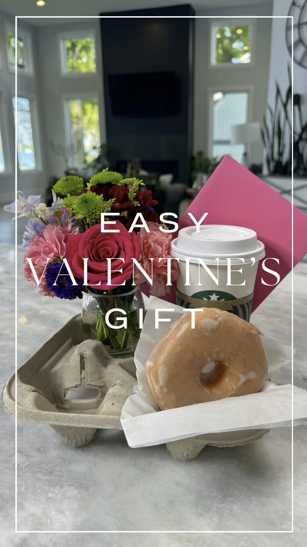 Celebrate Valentine's Day or a Galentine's with a charming DIY present idea! Grab a coffee holder and fill it with your loved one's favorite coffee, a sweet donut, and a small bouquet or plant. Top it off with a personalized card for a thoughtful and unique gift. Express your love with this simple yet meaningful gesture, perfect for coffee lovers and friendship celebrations.

Valentine's Day gift
Galentine's gift
Favorite coffee present
Thoughtful Valentine's gift
Heartwarming Galentine's idea
Personalized coffee gift
Sweet and simple Valentine's present

#LTKVideo #LTKGiftGuide #LTKMostLoved