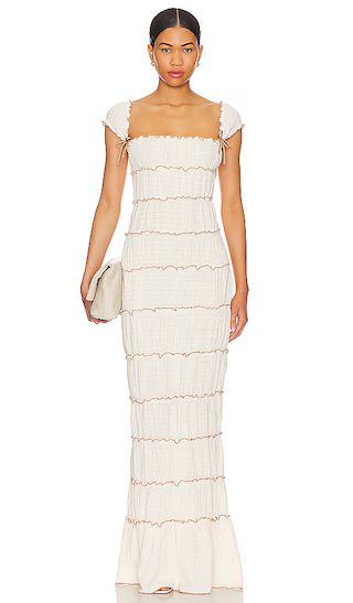 Mathilda Maxi Dress in Ivory | Revolve Clothing (Global)