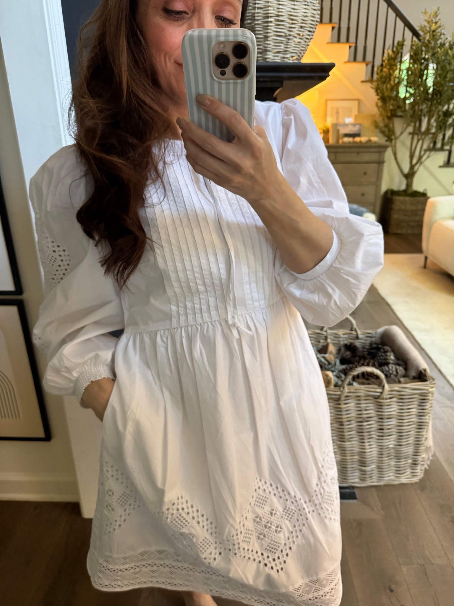 Omg I have found the white summer dress of my fantasies!!! The detail is breathtaking and it even has pockets!!!

#LTKSeasonal #LTKmomlife #LTKootd