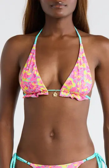 Kulani Kinis Frill Halter Bikini Top | Nordstrom | Nordstrom