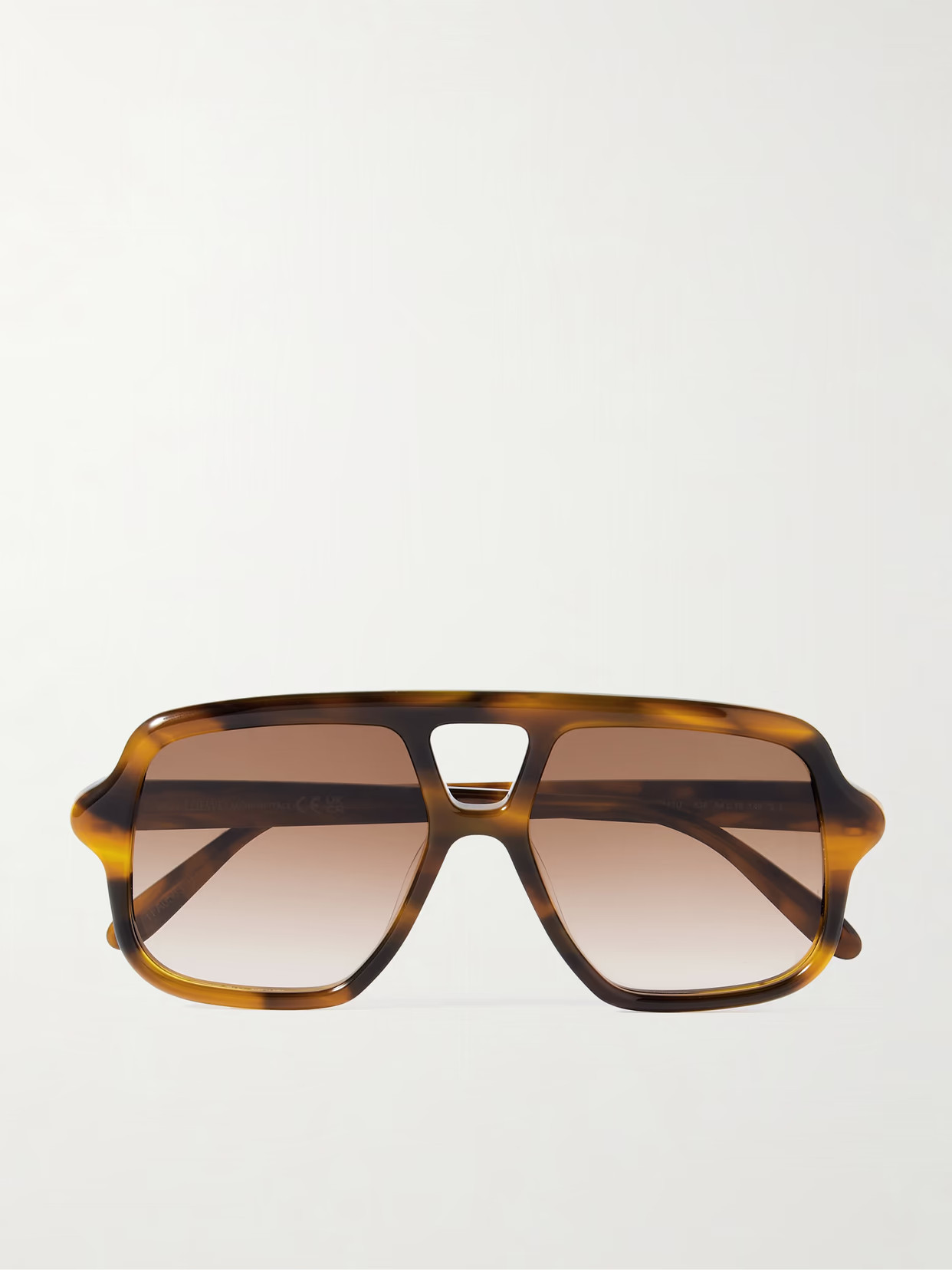 Loewe - Aviator-style Tortoiseshell Acetate Sunglasses - Brown | NET-A-PORTER (US)