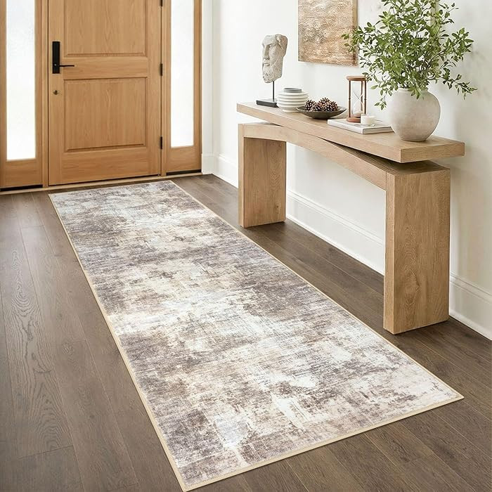 IOHOUZE Abstract Runner Rug 3x8 Ft Washable Runners for Hallways, Non Slip Kitchen Runner Printed... | Amazon (US)