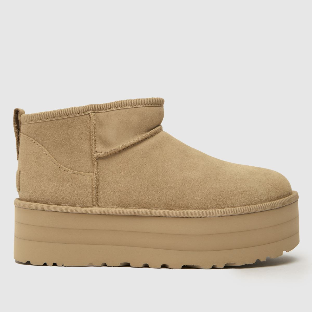 UGG ultra mini platform boots in sawdust | Schuh Ireland