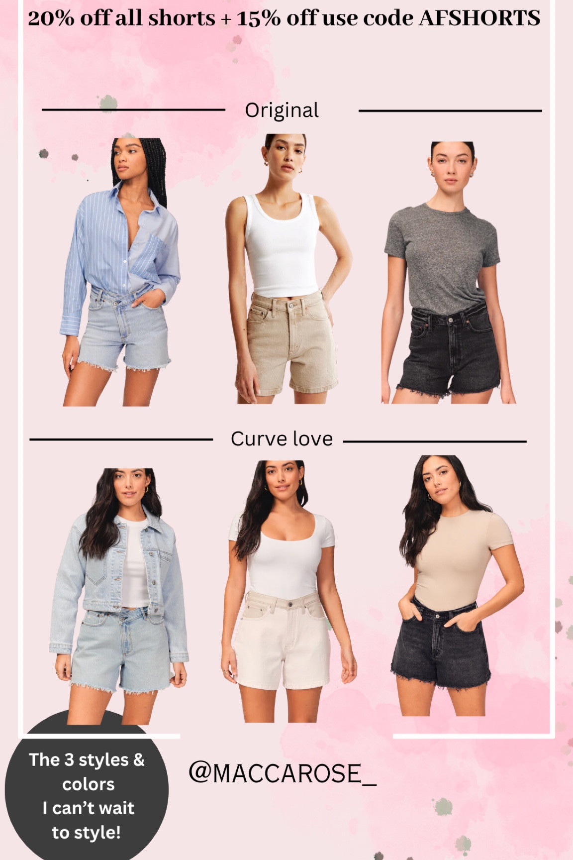 Denim shorts sale | sale event | jean shorts | shorts for curves | curvy styles | original denim shorts | 20% off sale find!

I wear my true size 26 in A&F shorts. 


#LTKsalealert #LTKunder50 #LTKSeasonal