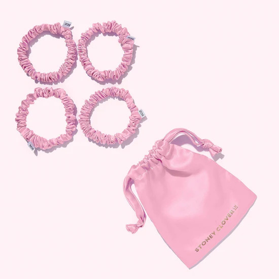 Classic Silk Scrunchie Set of 4 | Hair Scrunchie - Stoney Clover Lane | Stoney Clover Lane