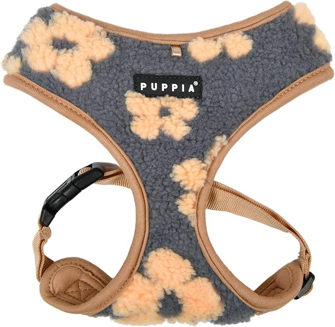 Puppia Ren Dog Harness Over-The-Head Warm Winter Flower Pattern Adjustable Chest for Small and Me... | Amazon (US)