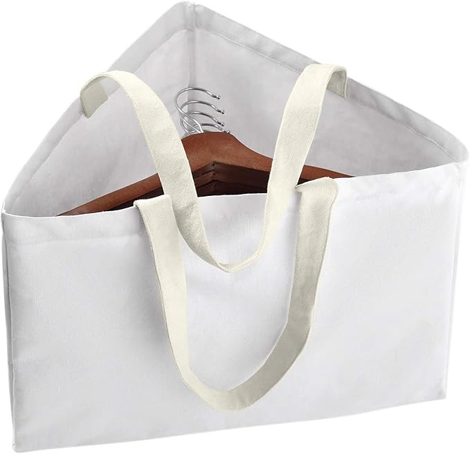 Clothes Hanger Organizer Holder for Space Saving, Hanger Triangle Storage Bag with Handles for Cl... | Amazon (US)