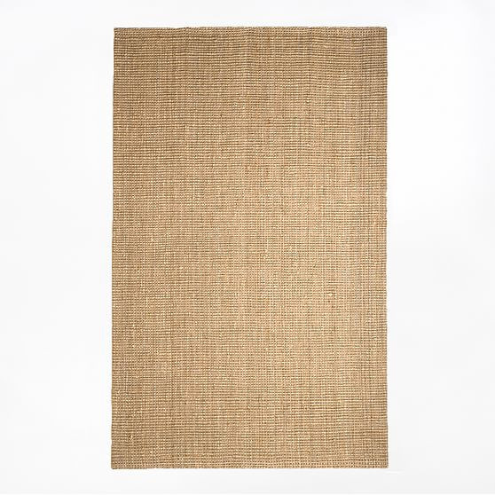 Jute Boucle Rug, 6x9, Flax | West Elm (US)