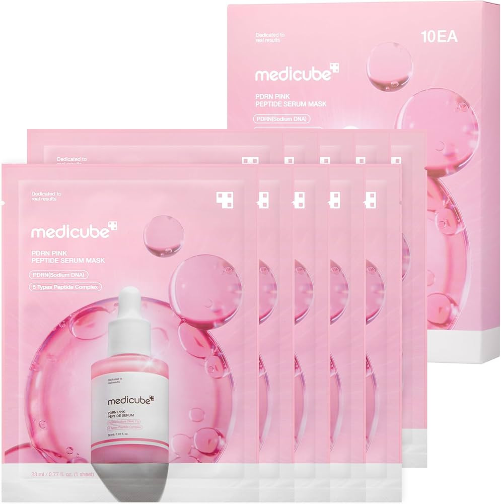 medicube PDRN Pink Peptide Ampoule Sheet Mask 10EA | Amazon (US)