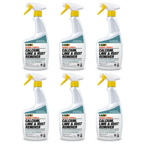 CLR PRO Calcium, Lime & Rust Remover - Quickly Removes Calcium and Lime Deposits, Stubborn Rust Stains, and Household Hard Water Deposits (32 Ounce Spray (Pack of 6)) | Amazon (US)