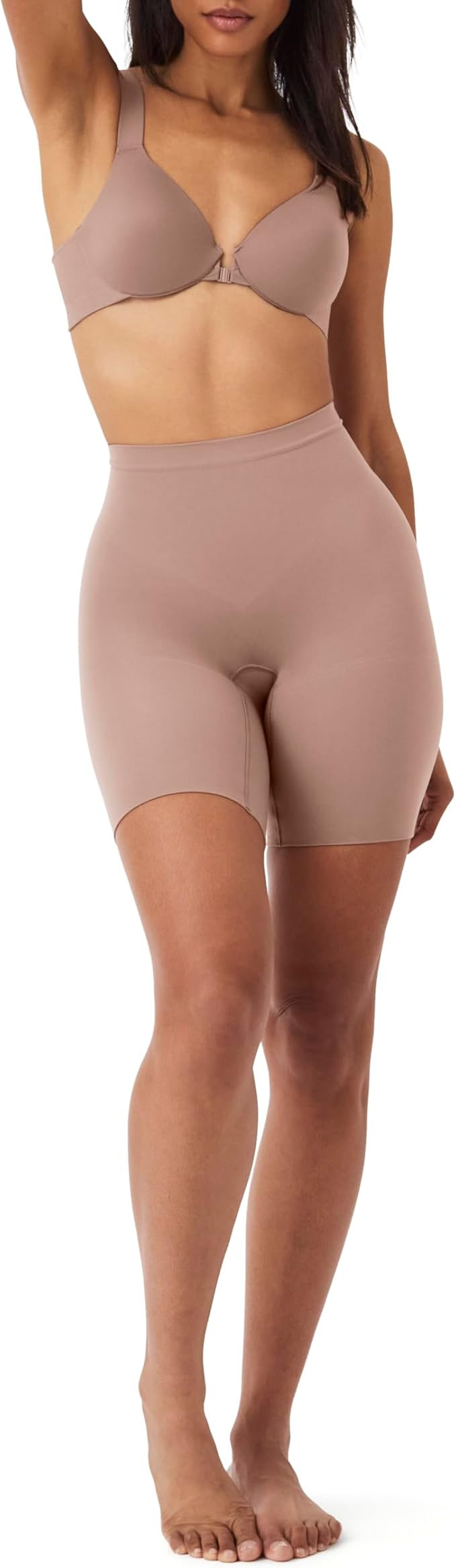 SPANXsculpt Seamless Power Mid-Thigh Short - Core Shapewear - Lightweight, All-Day Shaping & Supp... | Amazon (US)