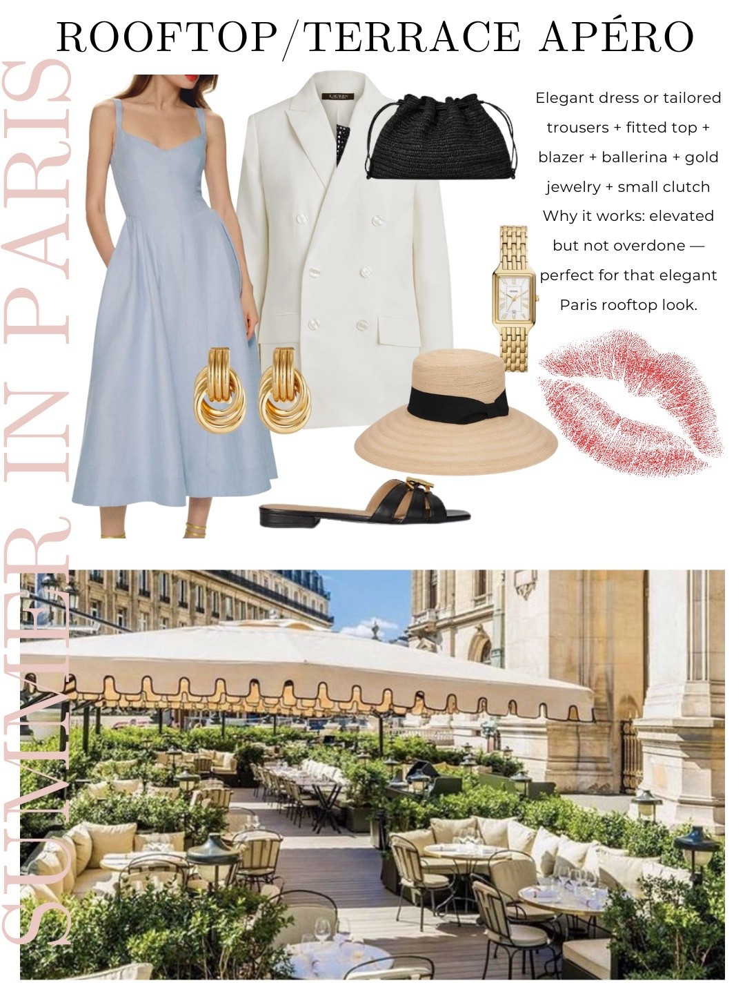 what to wear in paris in summer - summer paris outfit 