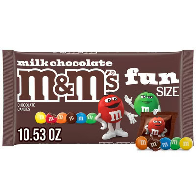 M&M's Fun Size Milk Chocolate Candy - 10.53oz | Target