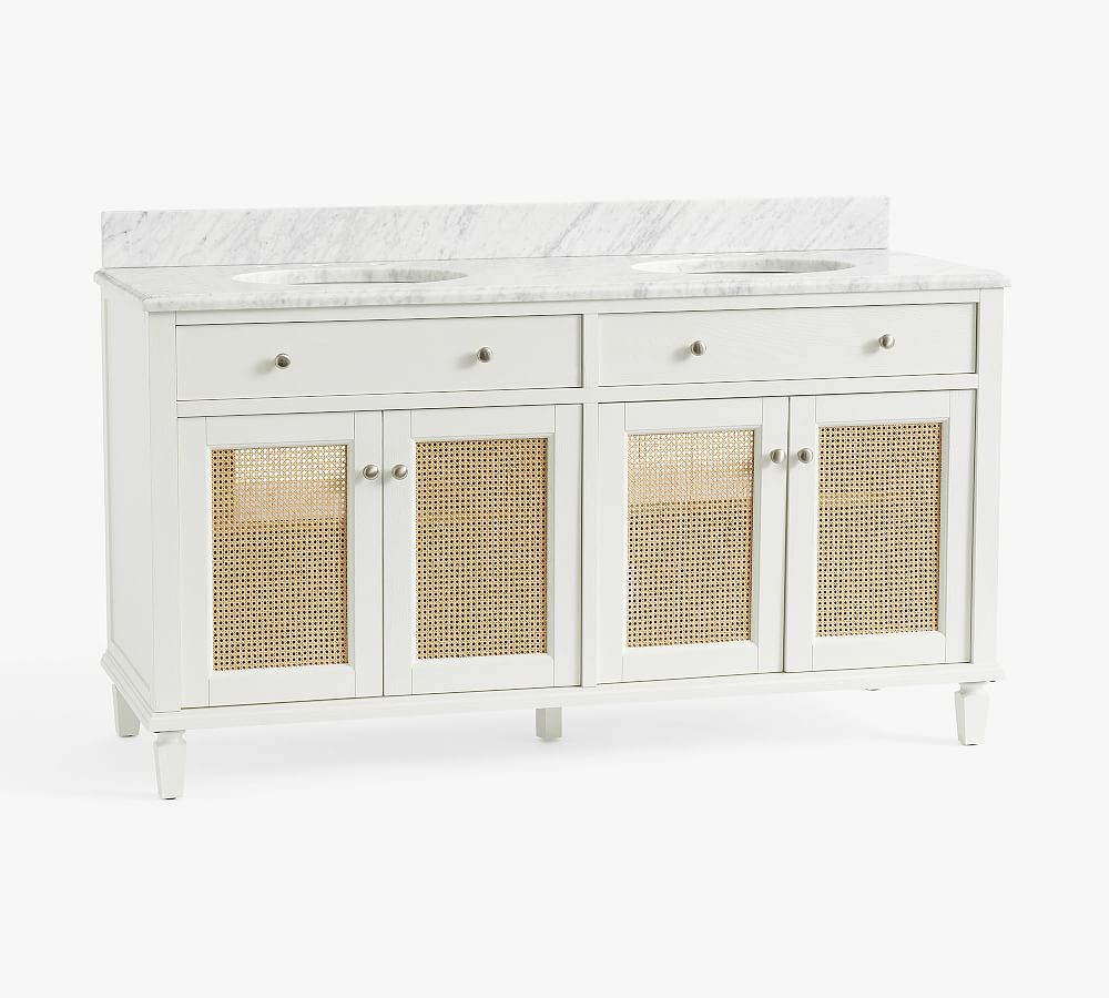 Sausalito 60" Double Sink Bath Vanity | Pottery Barn (US)