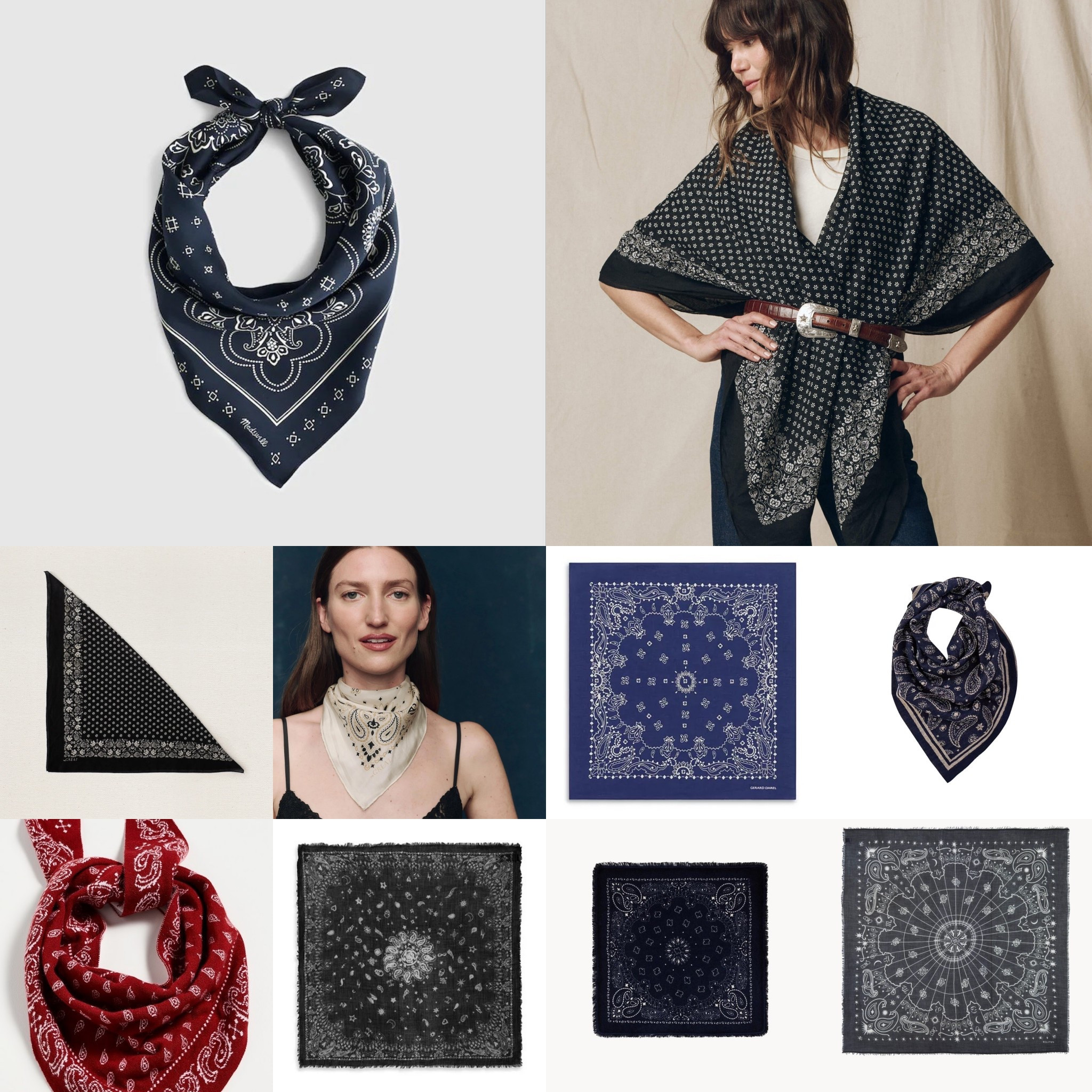 Bandana scarves 

#LTKOver40 #LTKSeasonal #LTKdayinmylife