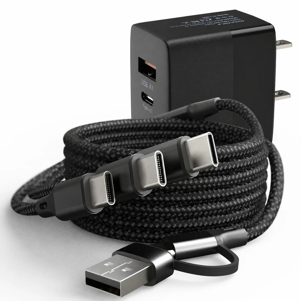 Misopily 30W USB C Fast Charger 3 in 1 Charging Cable Set Dual Port Wall Adapter for Mini Pro Air Avata Mavic FPV Remote Controller Accessories | Lowe's