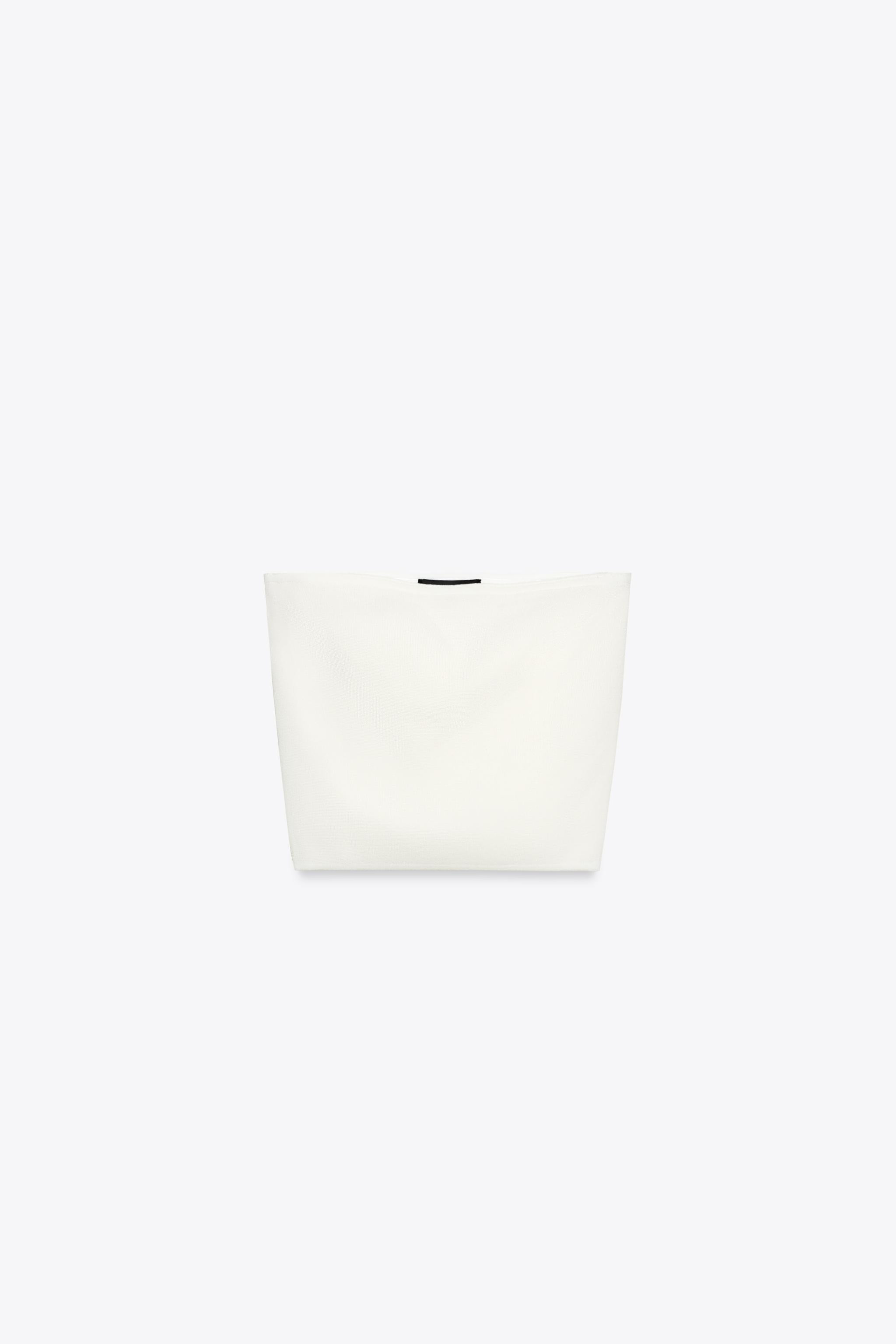 BANDEAU-TOP AUS GLATTEM STRICK | Zara DE