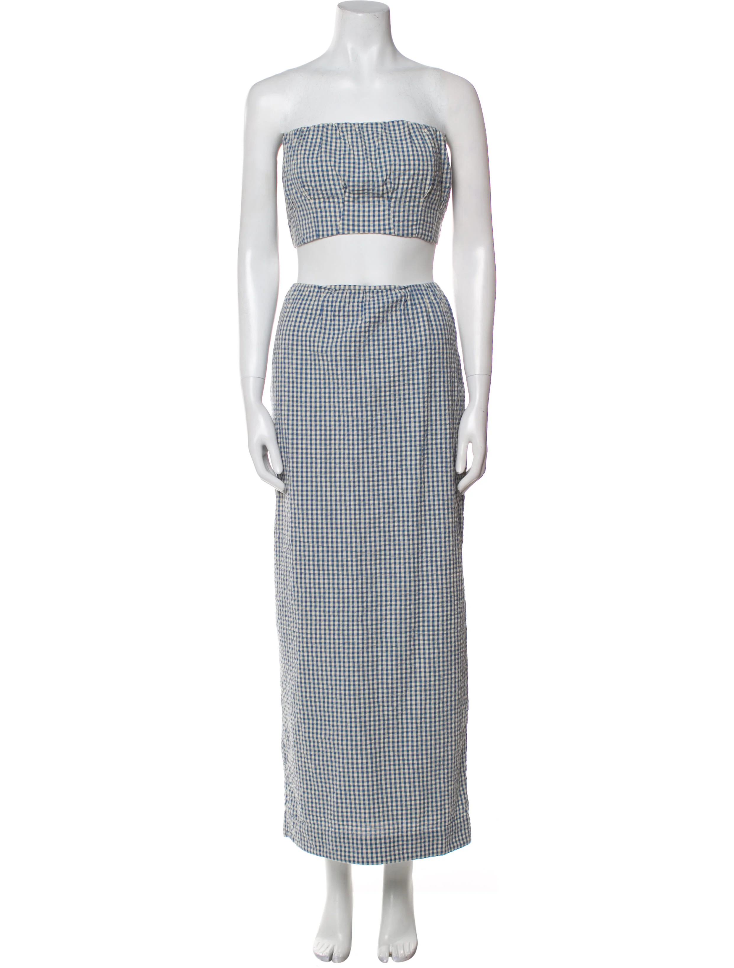 Plaid Print Skirt Set w/ Tags | The RealReal