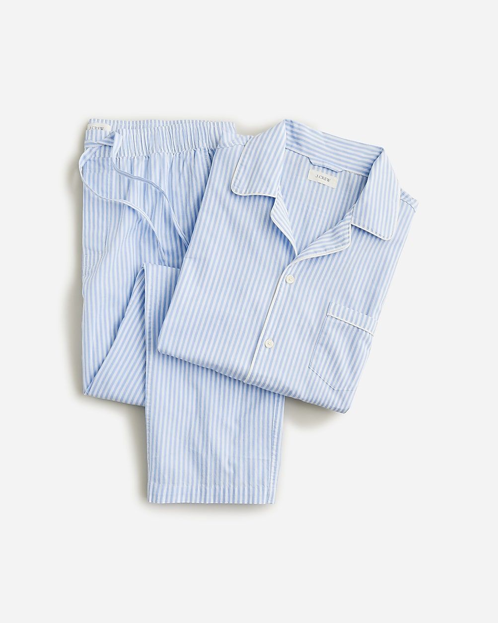 Pajama set in cotton poplin | J.Crew US