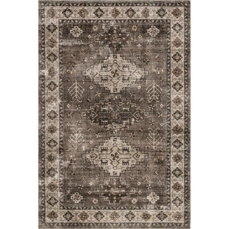 Lauren Liess x Rugs USA Barbary Distressed Machine Washable Area Rug | Wayfair North America