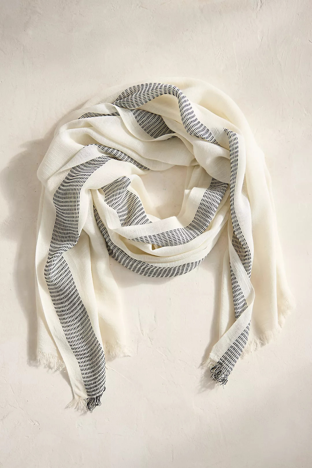 Fringed Stripe Scarf | Anthropologie (US)