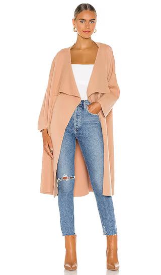 Tia Knit Cardi in Camel | Revolve Clothing (Global)