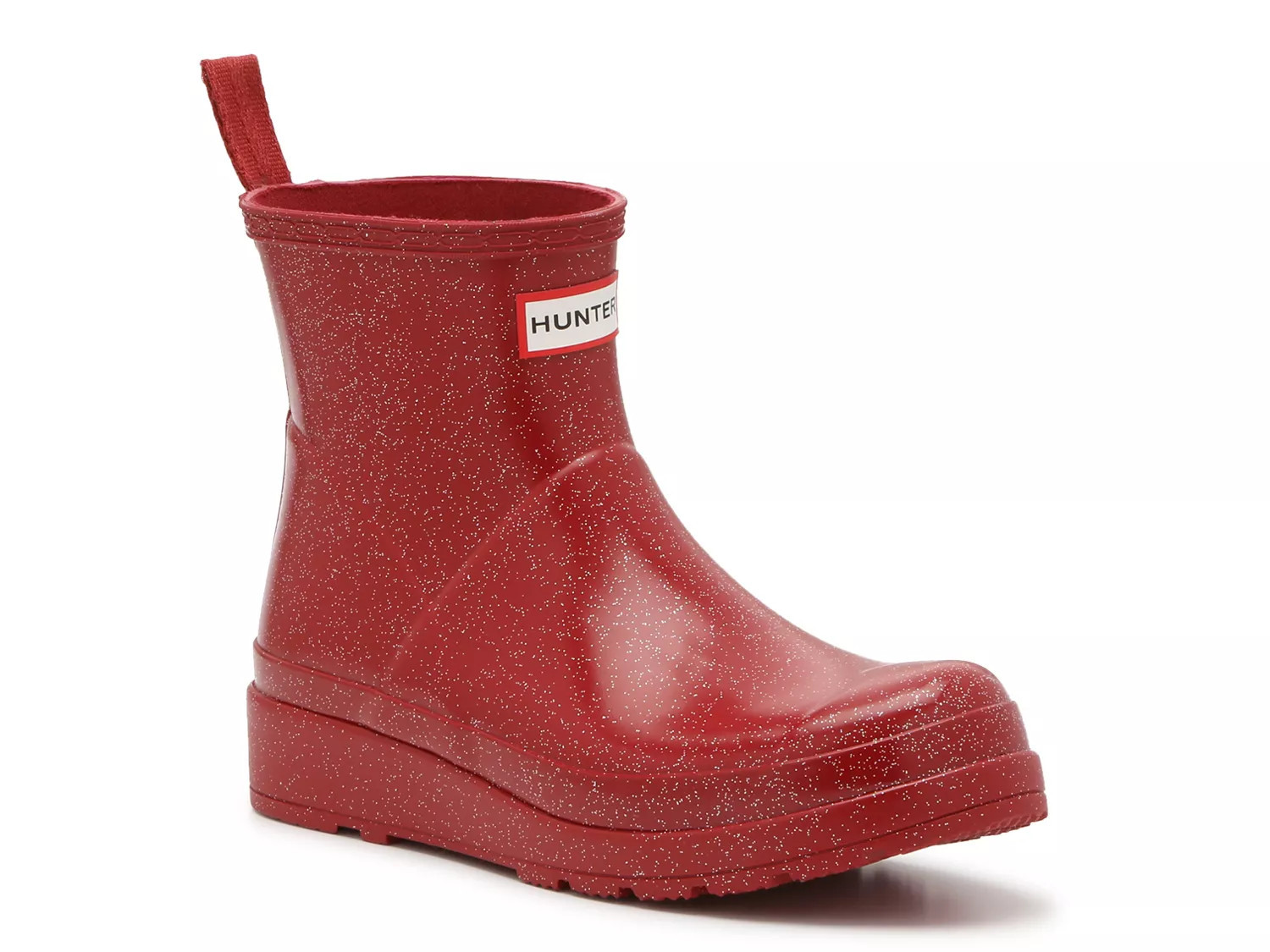 HUNTER Play Short Star Cloud Rain Boot | Women's | Red | Size 11 | Boots | DSW