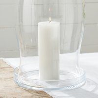 Glass Botanical Candle Plate | The White Company (US & CA)